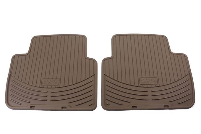 BMW Floor Mat Set - Rear (All-Weather) (Beige) 82550138288